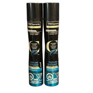 2X Tresemme Compressed Micro Mist Hair Spray Level 1 Texture 5.5 oz New